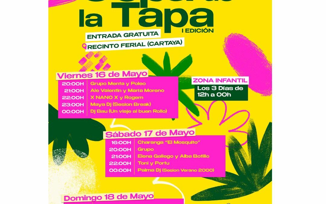 Sabor, música y diversión en la I Copa de la Tapa de Cartaya