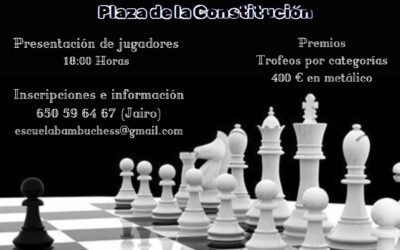 El ajedrez vuelve a tomar la plaza en Villablanca