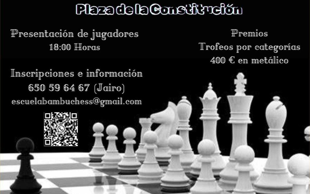 Villablanca convierte el ajedrez en protagonista de su verano con el II Torneo “Tierra de Danzas”