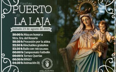 El 23 de agosto, el Puerto de la Laja se viste de fiesta en honor a Ntra. Sra. del Rosario