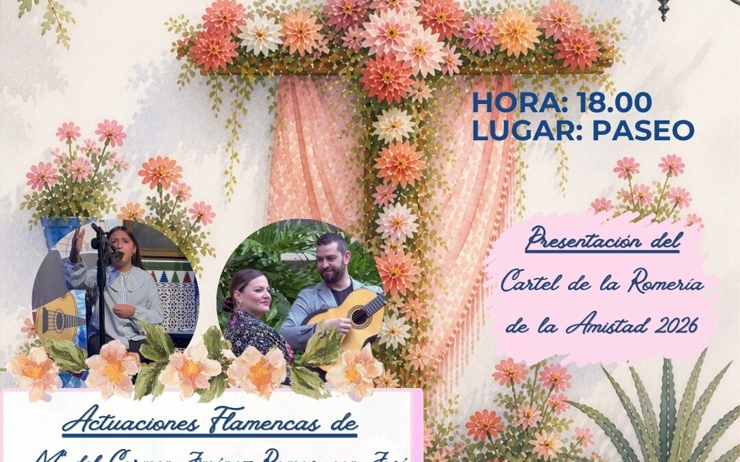 San Bartolomé de la Torre celebra la Cruz de Mayo con la presentación del cartel de la Romería de la Amistad 2026