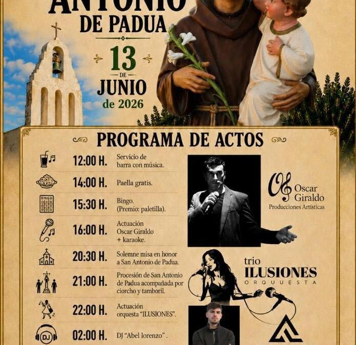 Minas La Isabel y Cantinas celebran San Antonio de Padua